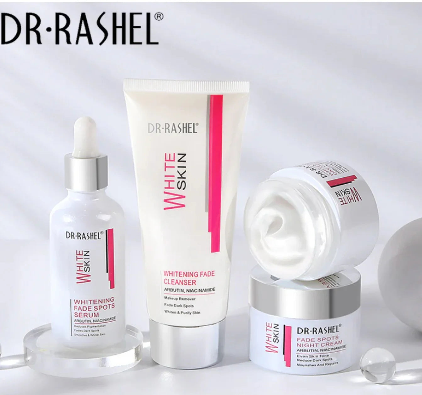DR RASHEL® Éclat Total 4-en-1 – kit Anti-Taches, Unifiant & Éclaircissant pour une Peau Zéro Défaut