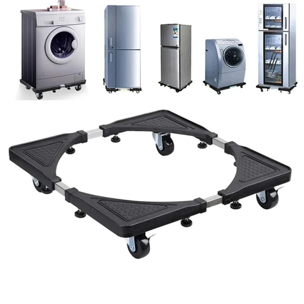 MOVEBASE™ – Support Réglable & Mobile pour Frigo et Machine à Laver | Moins d’Effort, Plus de Confort