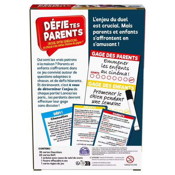 Défie Tes Parents – Le jeu qui rapproche toute la famille ❤️