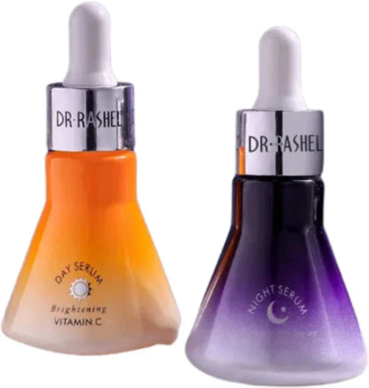 GlowBoost  Sérum Jour & Nuit – Vitamine C + Rétinol  Éclat le jour, régénération la nuit.