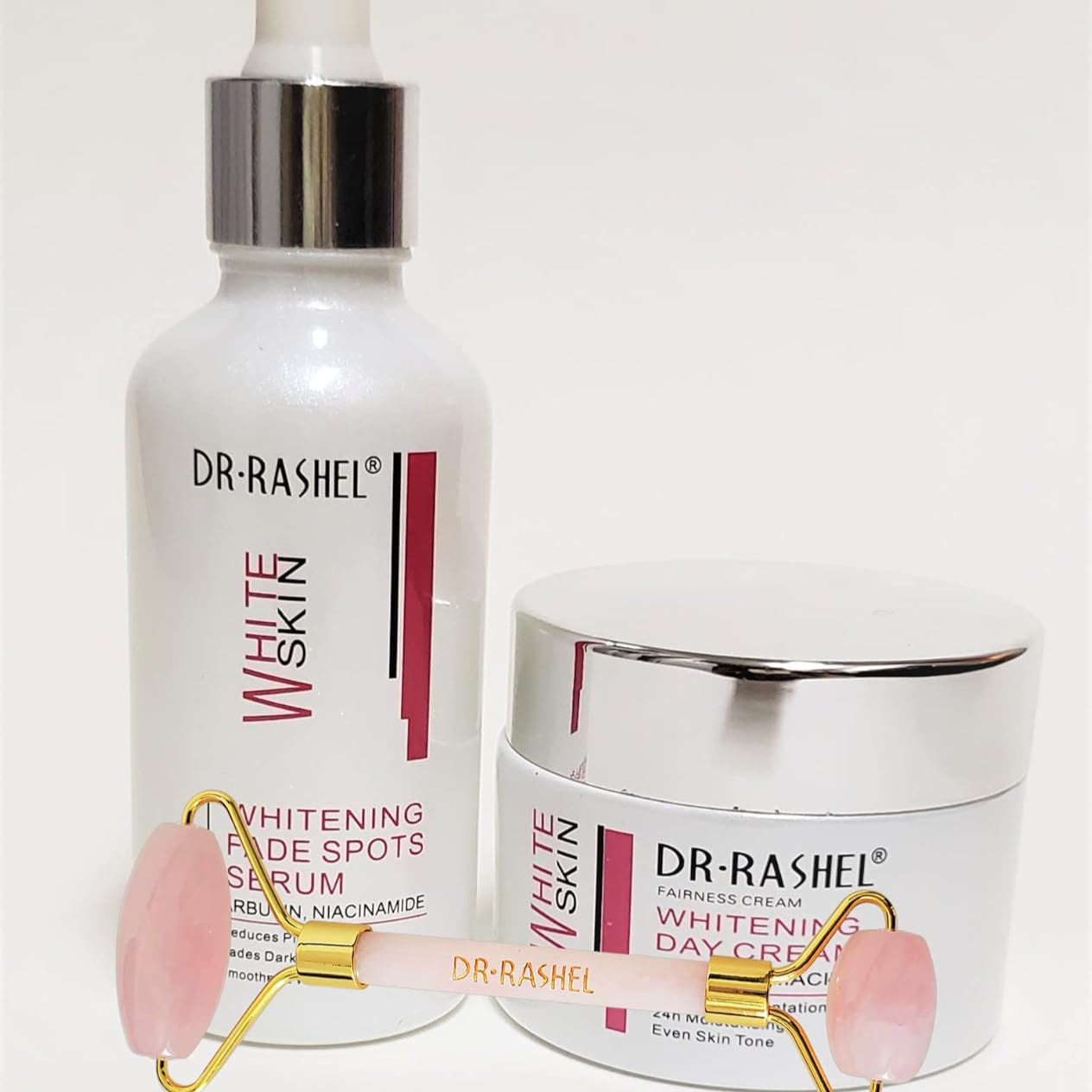 DR RASHEL® Éclat Total 4-en-1 – kit Anti-Taches, Unifiant & Éclaircissant pour une Peau Zéro Défaut