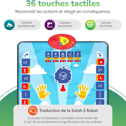 Tapis de Prière Éducatif Interactif  – Apprends la prière en t'amusant !