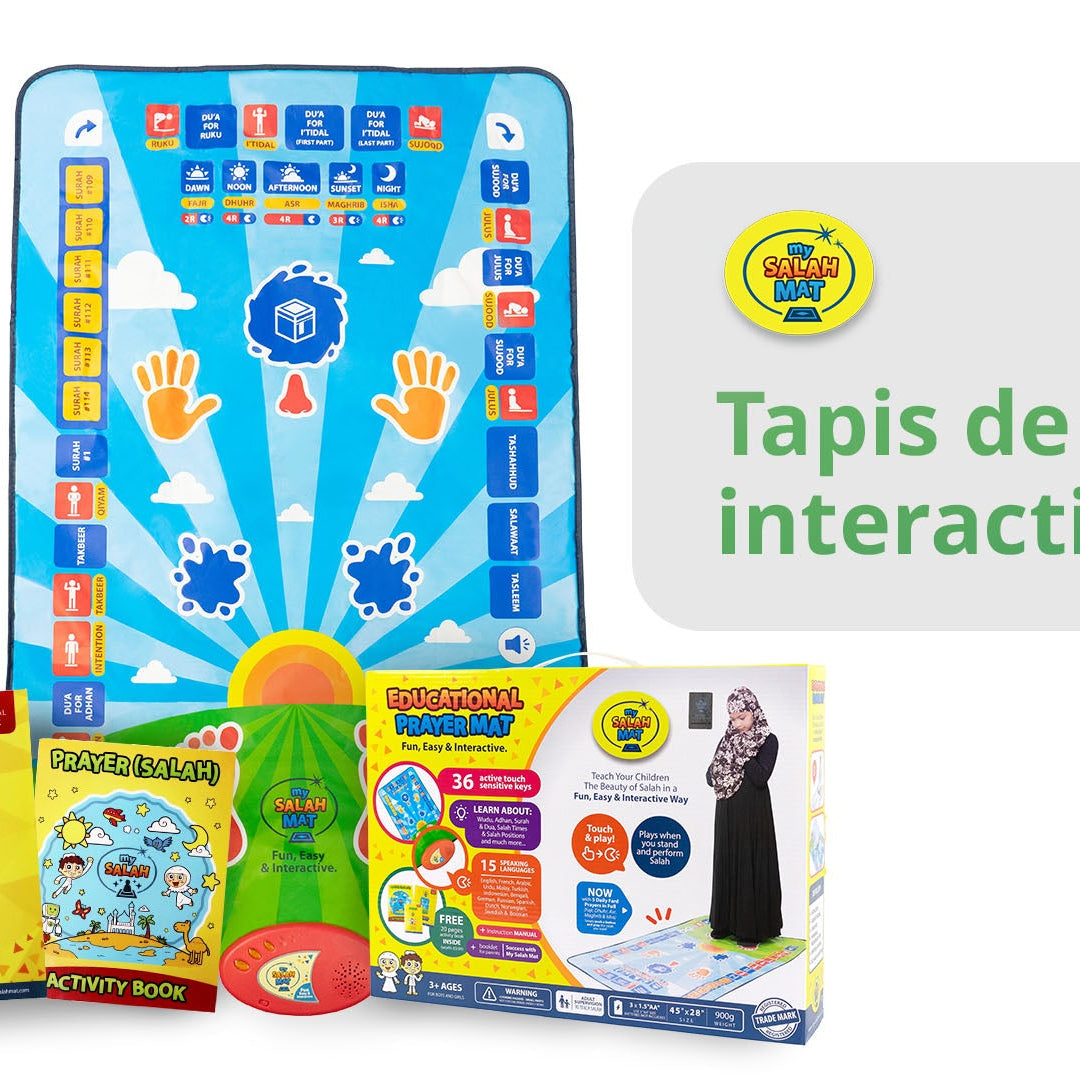 Tapis de Prière Éducatif Interactif  – Apprends la prière en t'amusant !