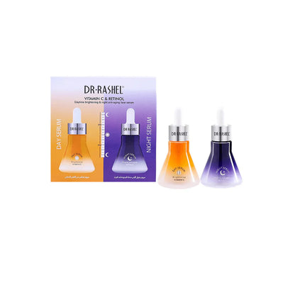 GlowBoost  Sérum Jour & Nuit – Vitamine C + Rétinol  Éclat le jour, régénération la nuit.
