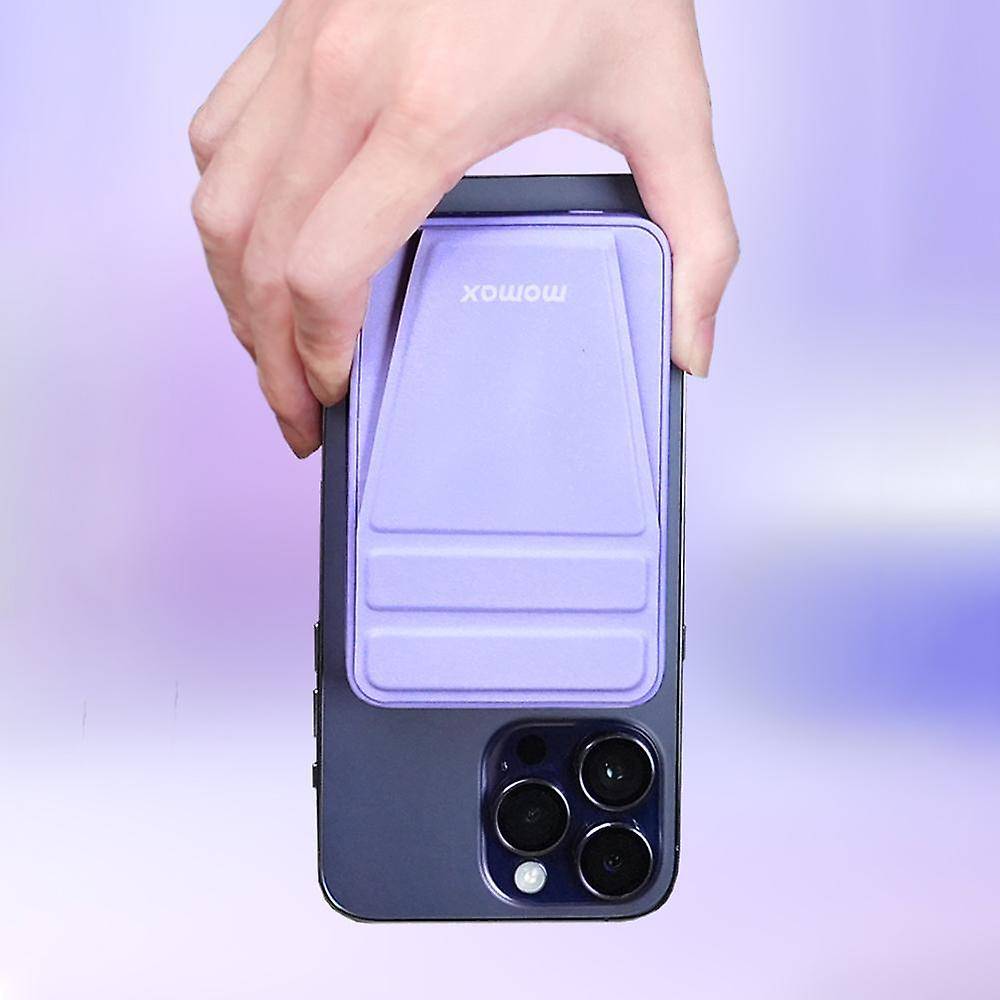 Momax Q-Mag Power  – Batterie 10 000 mAh MagSafe &amp; Sans Fil | Recharge Rapide &amp; Support Intégré