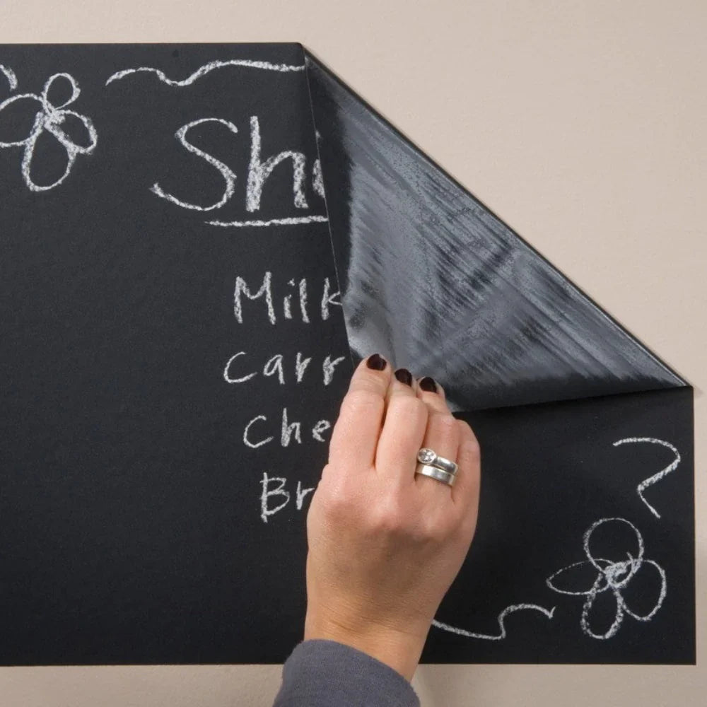 Tableau Noir Adhésif Effaçable – Écrivez, Dessinez, Organisez où vous voulez !